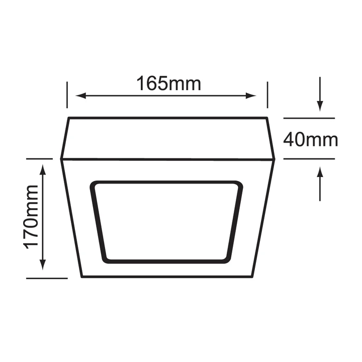 Lámpara Plafón Algedi Ii Tecnolite 12W