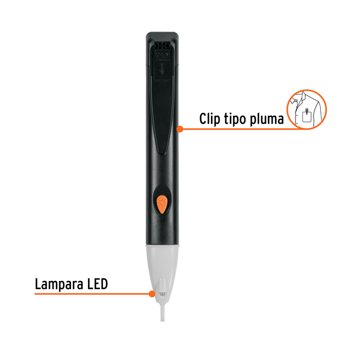 Probador De Voltaje Sin Contacto Tipo Pluma Truper
