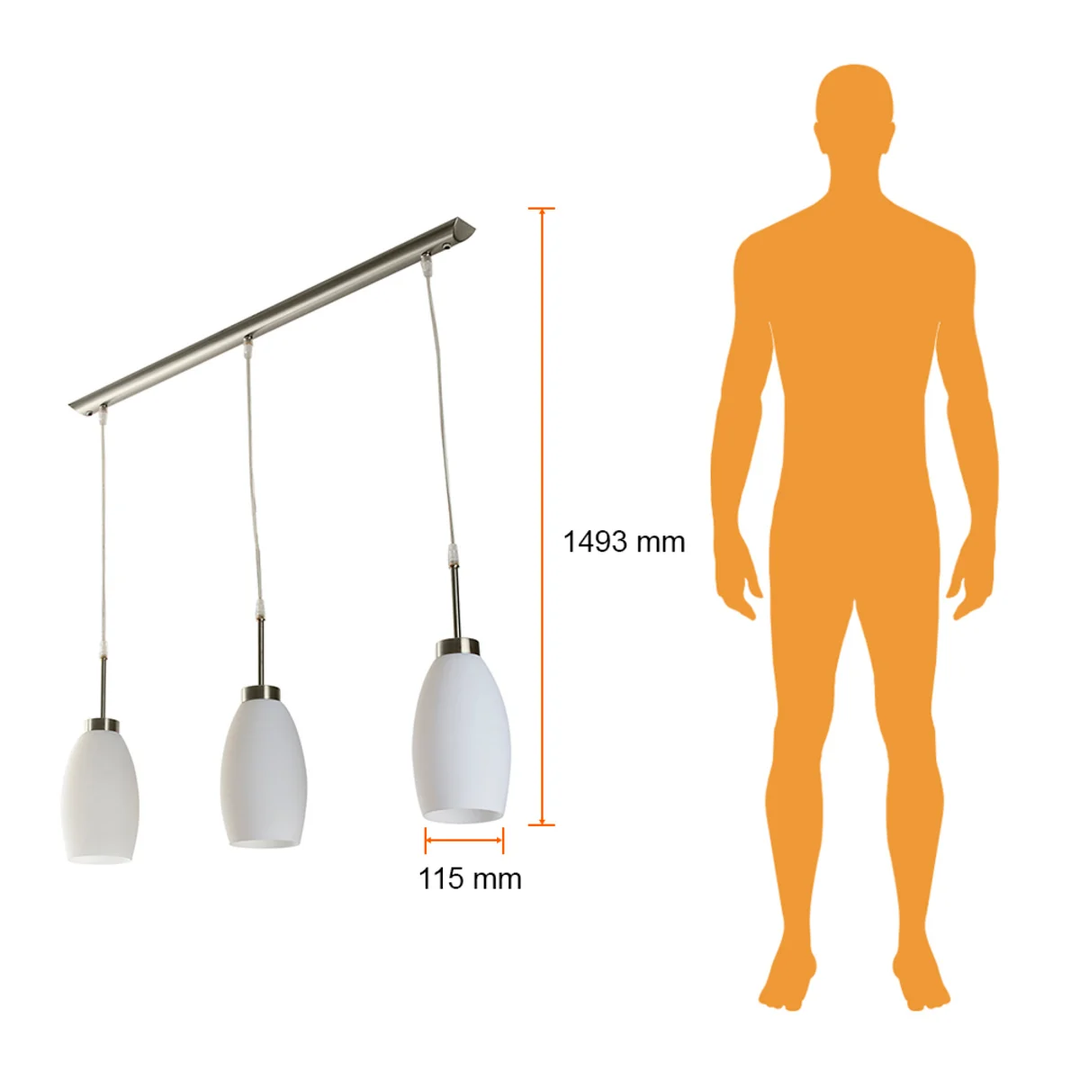 Lámpara Colgante De Cristal Maruk Iii Tecnolite