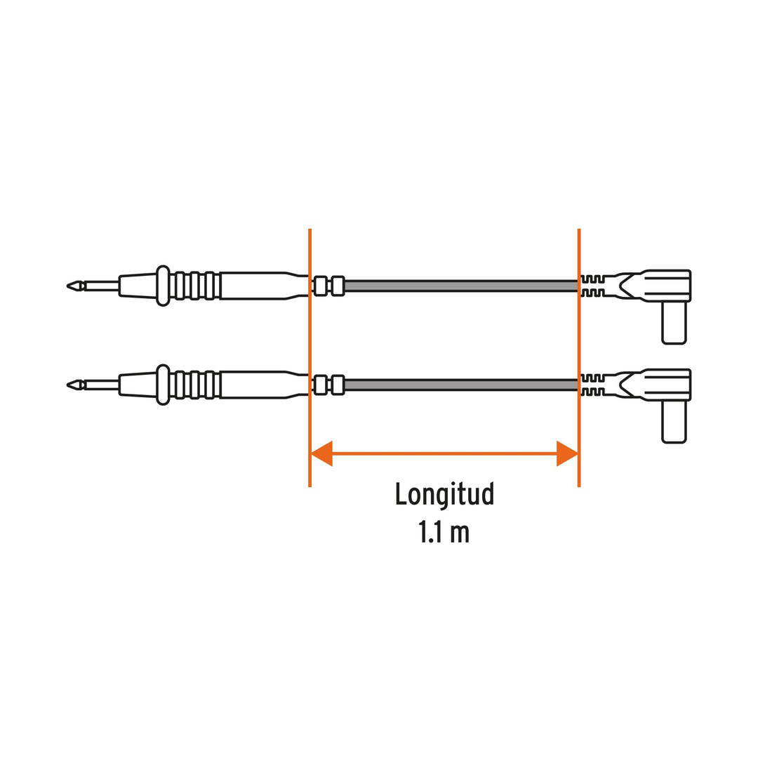 Juego De Cables De Prueba P/multimetros Truper