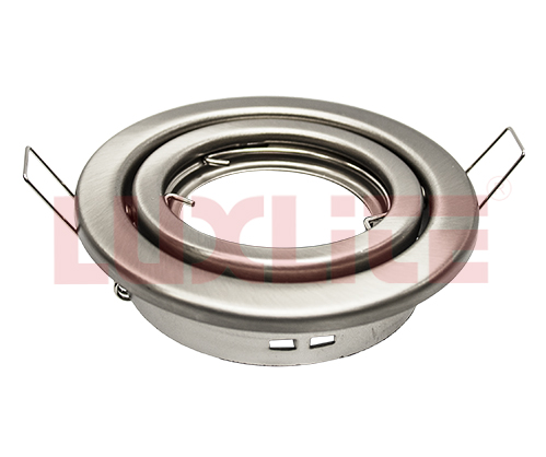 Lampara Ojo De Buey 1X50 Jcdr Plata 3 P. Luxlite