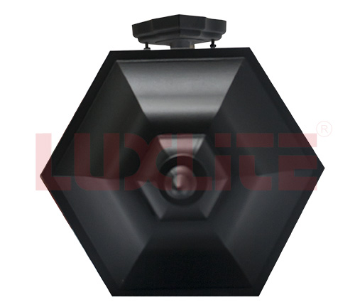 Farol De Pared 1X75W Negro Grande Luxlite (LUM294)